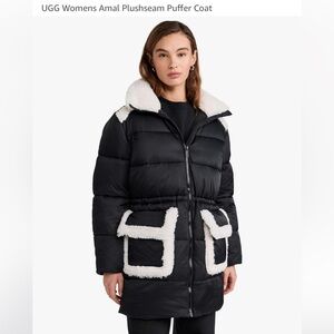 UGG Amal Plushseam Puffer Coat